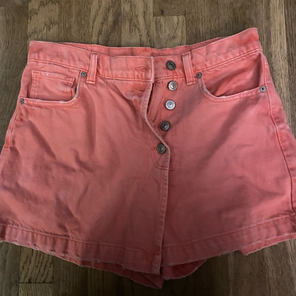 American Eagle Outfitters Coral Jean Shorts